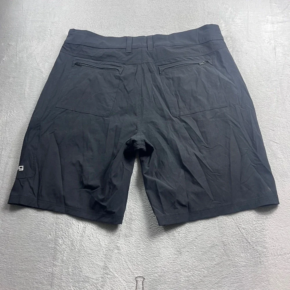 Huk Mens Black Performance Fishing Shorts Size XXL Quick Dry Cargo Pocket